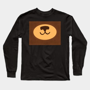 Teddy Bear Face Mask Long Sleeve T-Shirt